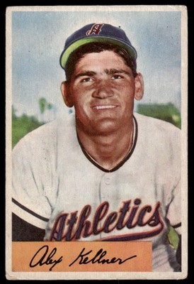 1954 Bowman #51 Alex Kellner Philadelphia Athletics VGEX 58291