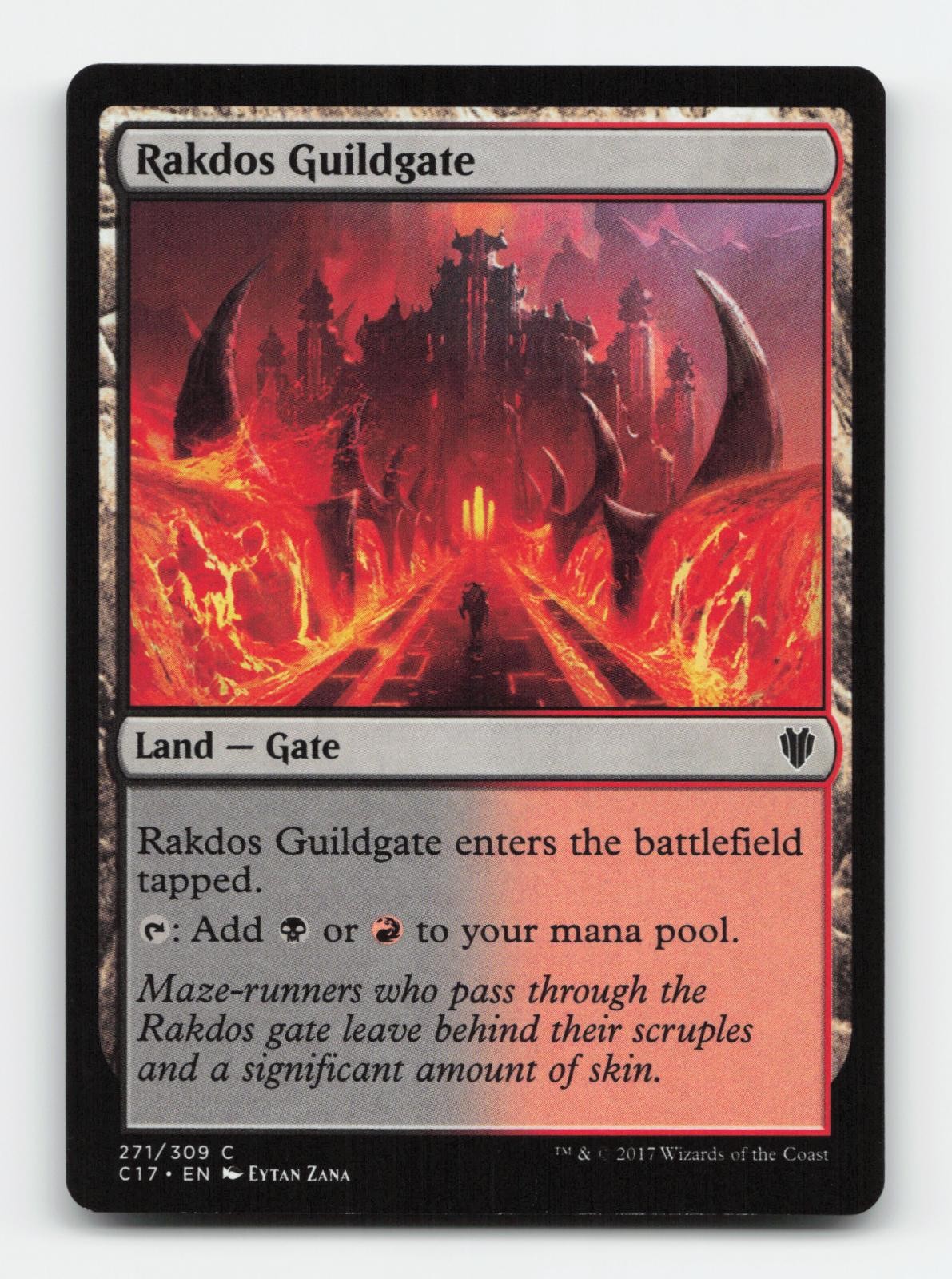 Rakdos Guildgate 271 Common Commander 2017 Magic: The Gathering Near Mint