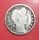 1895 US Barber SILVER Quarter "Philadelphia" Mint! Good! Old US Coin!