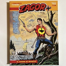 ZAGOR + PIÙ 12 IL CUORE DI MANITO FUMETTI BONELLI FEBBR 2024 TRIMESTRALE EDICOLA