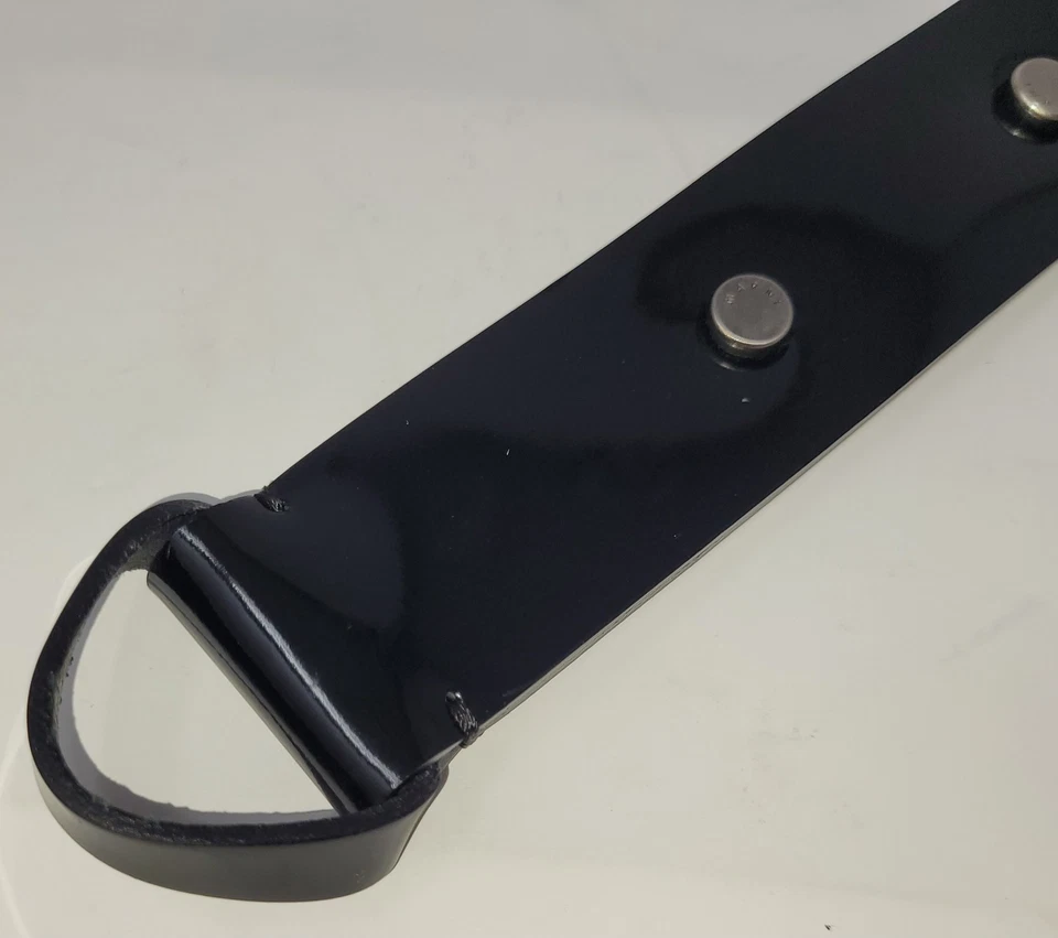 Womens Marni Belt Patent Leather Black Size Small 26-28 2" Wide Made In Italy  - Image 4 of 4