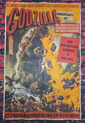 1956 Godzilla King Of Monsters - Movie Poster - Ishiro Honda