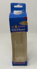 Gerber Clear View Plastic Baby Bottle Nurser Rubber Nipple 9 Oz Vintage 1996 NOS