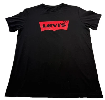Levi'S Herren klassisches grafisches Rundhalsausschnitt T-Hemd in Schwarz Grö - Bild 1 von 4