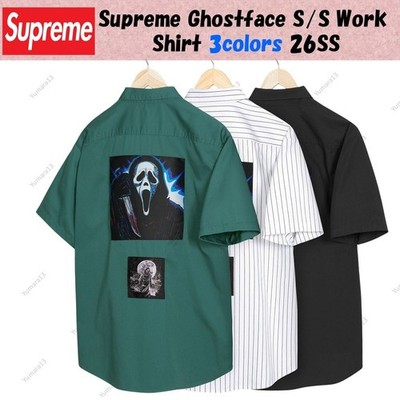 Supreme Ghostface S/S Work Shirt 3colors 26SS