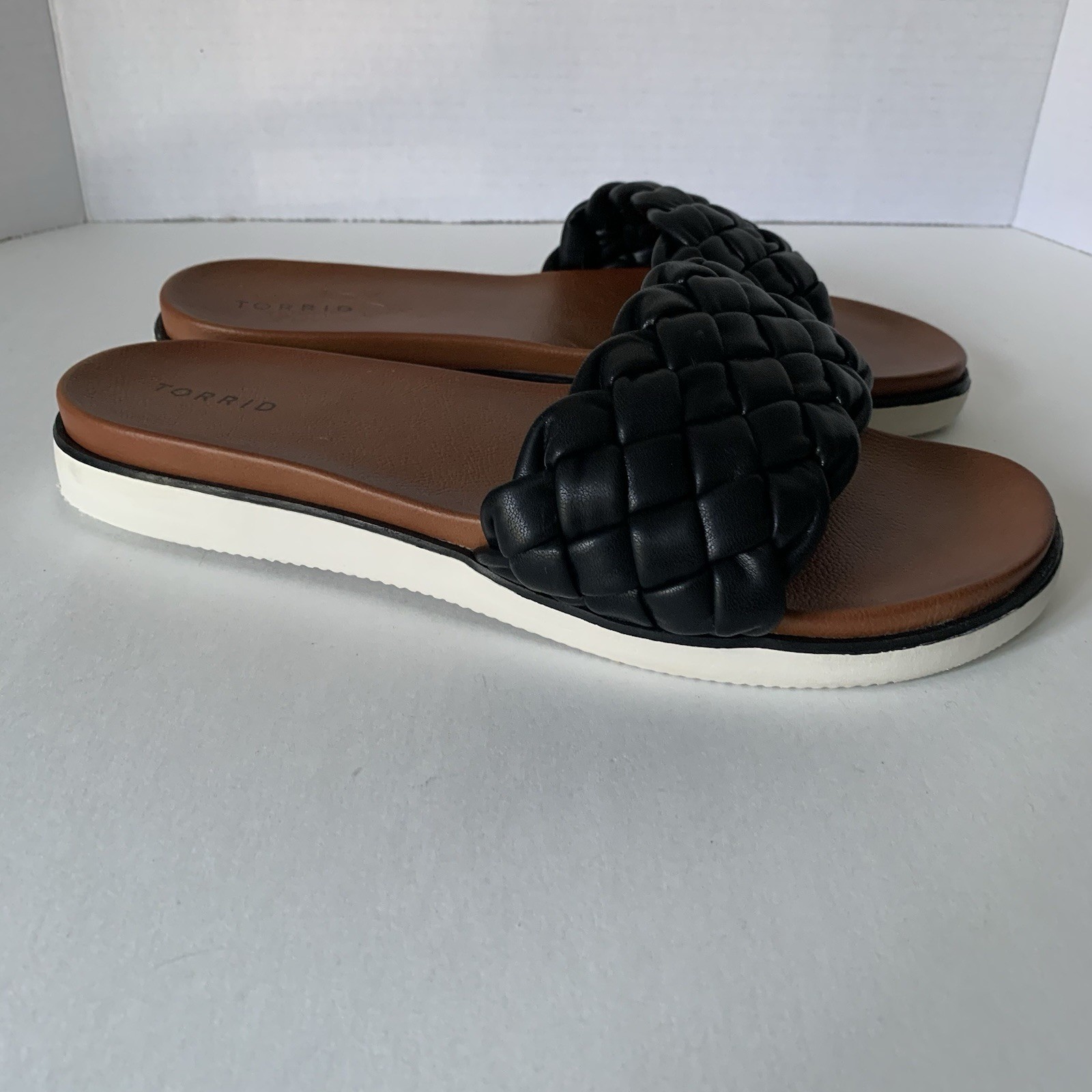 APL Scivoli donna Torrid neri intrecciati fascia singola taglia 11 5