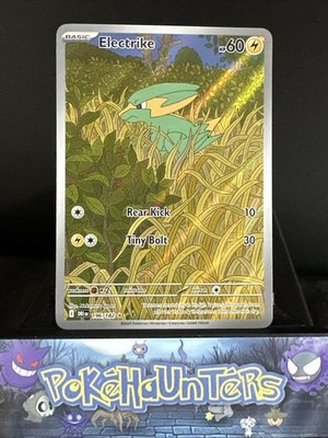 Pokemon Karte Electrike 196/182 Destined Rivals Illustration Rare NM