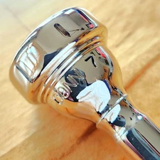 Conn 7 British-style cornet mouthpiece, short shank, extremely deep cup 7BR 7BS