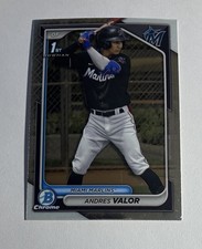 Andres Valor 2024 Bowman Chrome Prospects 1st #BCP-196 Miami Marlins