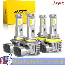 8X 9005 H11 LED Headlight Fog Light bulb Kit For Chevy Silverado 1500 2500 07-15