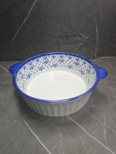 WCL Ceramic Round Deep Dish With Handles