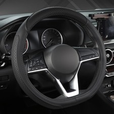Customized Auto Car Steering Wheel Cover for Nissan,D Shaped Steering Wheel C...