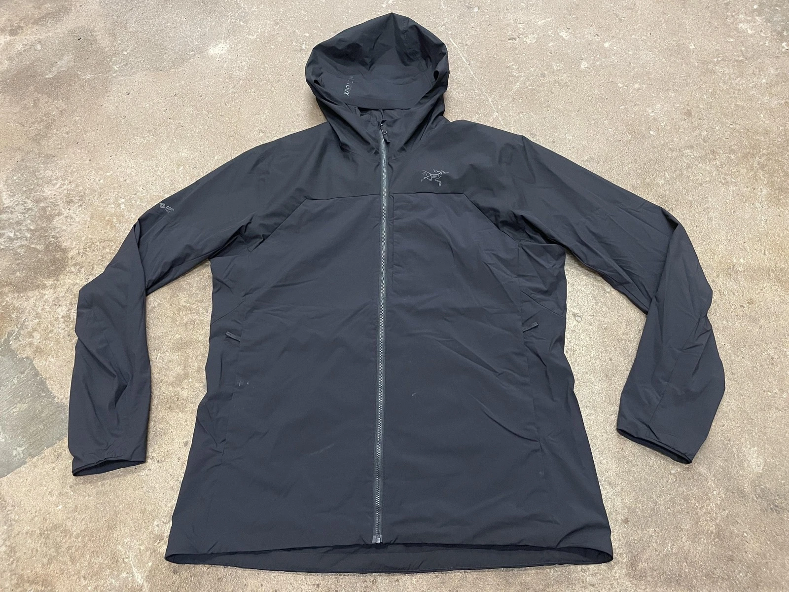 Arc'teryx Proton Hybrid Hoody Jacket Mens XL Black Gore-Tex Infinium Ski Hiking