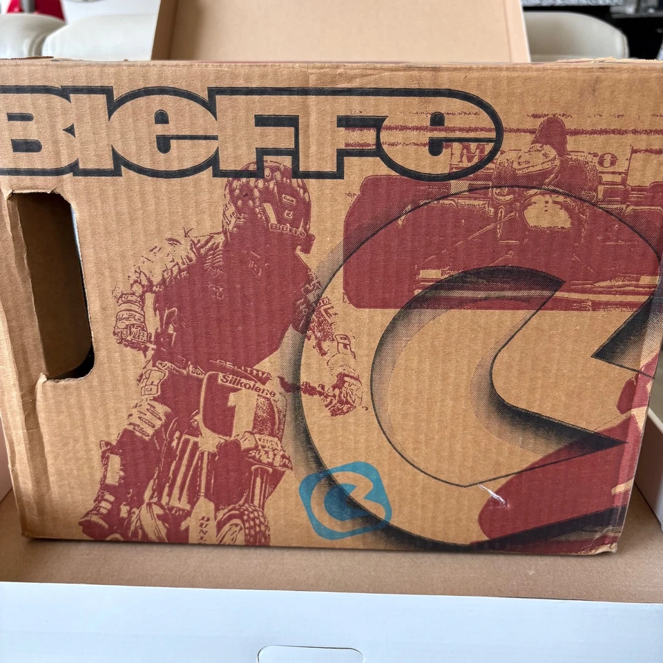 Casco de motocicleta vintage Bieffe Full Face Racing - Talla XL - Gráficos multicolores Foto 3 de 4