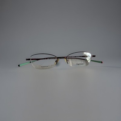 NEW MODO EYEGLASSES Model Agd 135 Japan Titanium Gold & Red  Ared 48-18-143