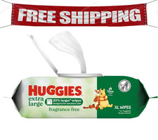 Huggies Extra Large Baby Wipes, Unscented, 1 Flip-Top Pack, 42 XL Wipes Total, P