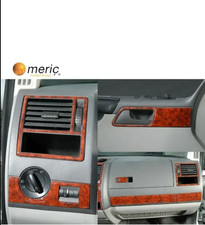 29tlg. Wurzelholz Interieur Zierleisten Set Mahagoni Look für Vw T5 Transporter