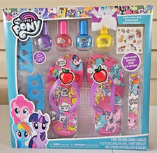 New My Little Pony Baby Spa Set, Kids Washable Polish, Nail Buffer, File, Sandal