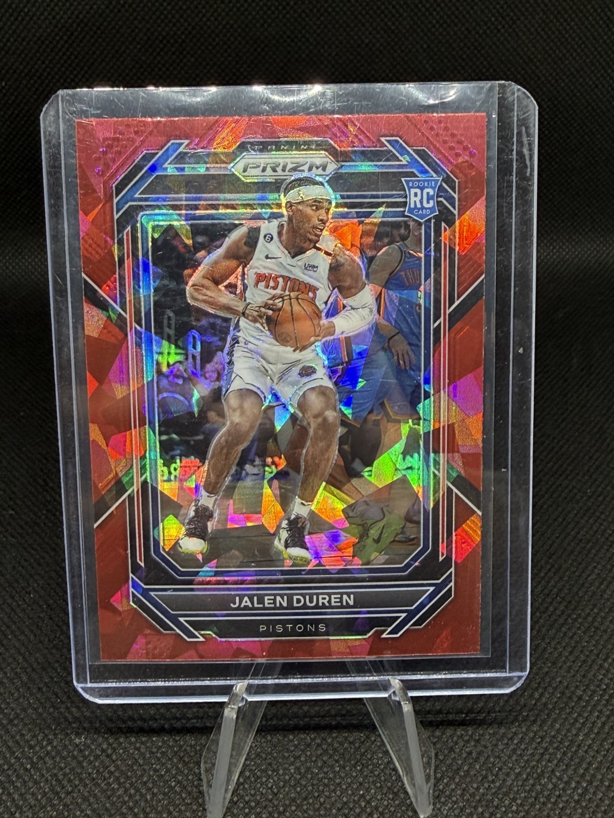 2022-23 Panini Prizm - Jalen Duren #239 Red Ice Prizm (RC)