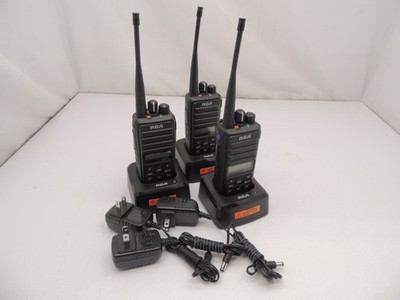 Lot of 3 Barely Used RCA PRODIGI RDR2500U 1000 ch. UHF 400-470MHz w/ Charger