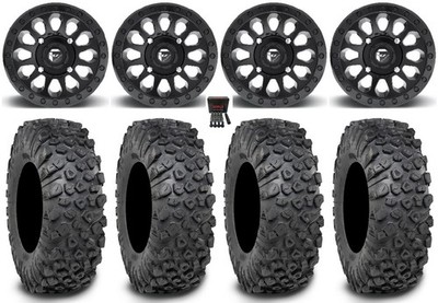 Fuel Vector 14'' Wheels MB 28'' Kinetic Tires Can-Am Renegade Outlander