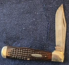 VINTAGE CASE XX 3 DOT LARGE COKE BOTTLE FOLDING KNIFE #C61050SAB