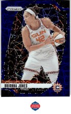 2024 Panini Prizm WNBA #27 Brionna Jones Blue Velocity Prizms