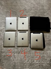 Bundle Of 5 Gen 1  2 iPads- FOR PARTS ONLY- See Description