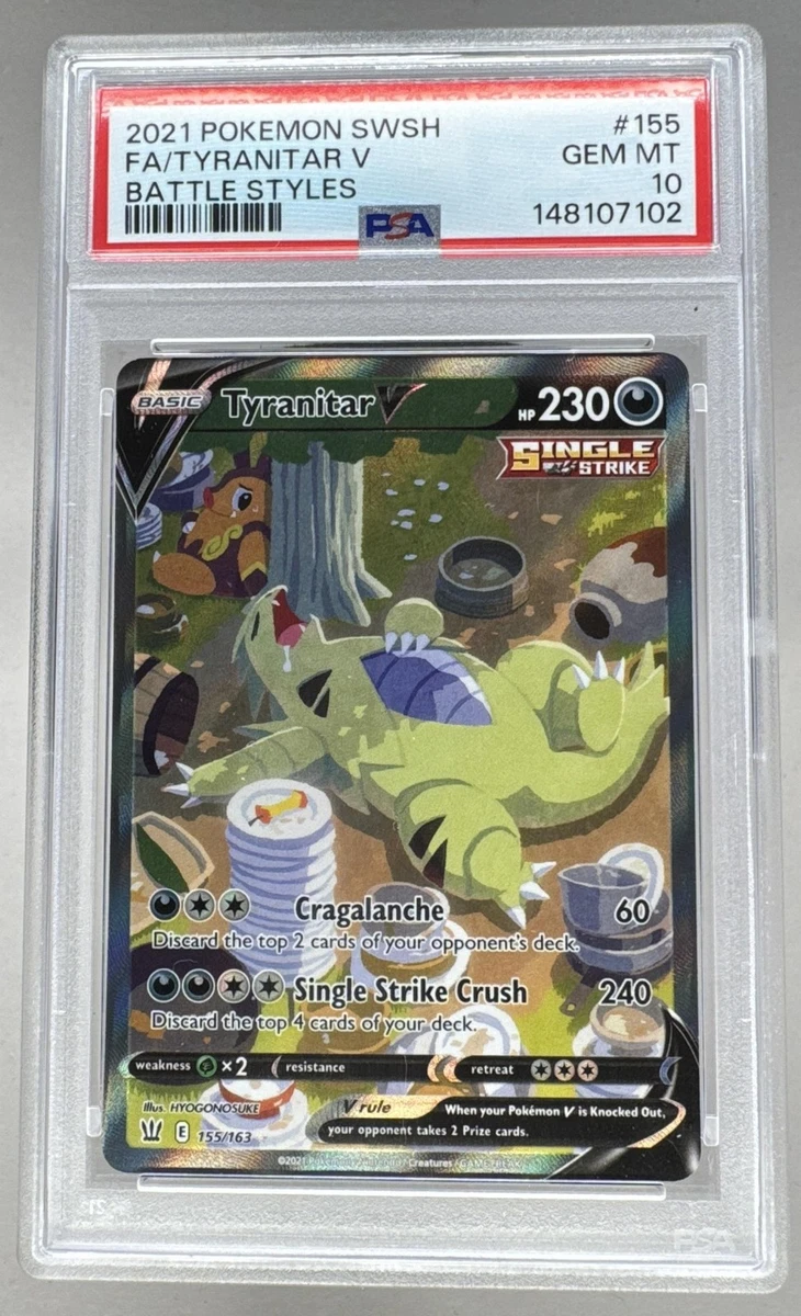 Tyranitar V Pokémon TCG Cards for sale | eBay