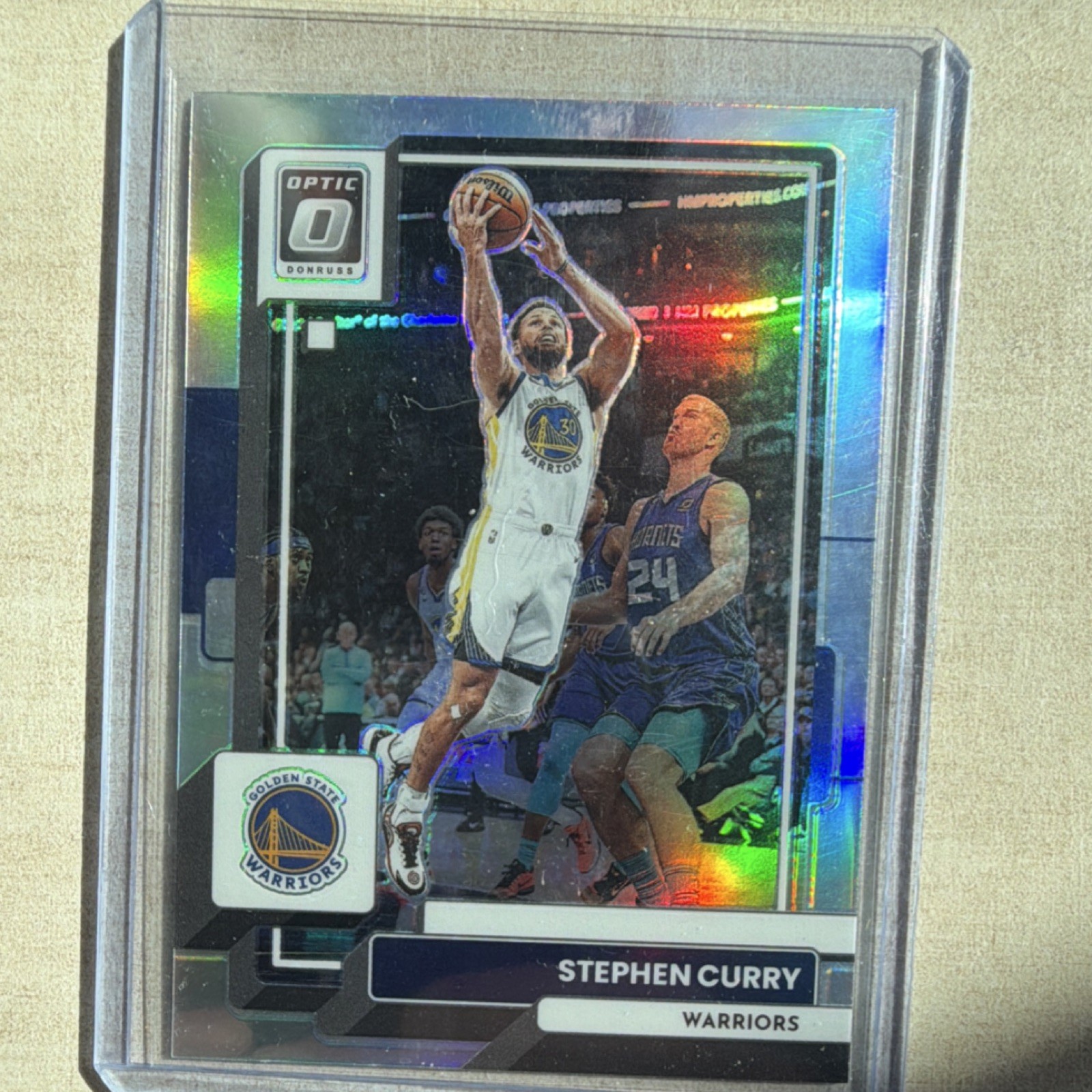 Panini 2022-23 Donruss Optic Stephen Curry Warriors #96 Holo Prizm Basketball