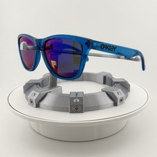 Oakley - Frogskins - Acid Blue / Red Iridium Polarized - 24-356 - New Old Stock