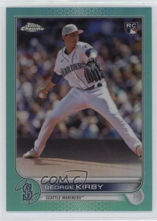 2022 Topps Chrome Update Aqua Refractor 18/250 George Kirby #USC138 0m7x