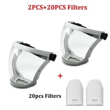 Transparent Face Shield Splashproof Protective Mask UK