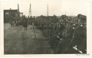 Orig. Foto RAD Oberst Offiziere Arbeitsgebiet XVIII Niedersachsen im Lager 1937