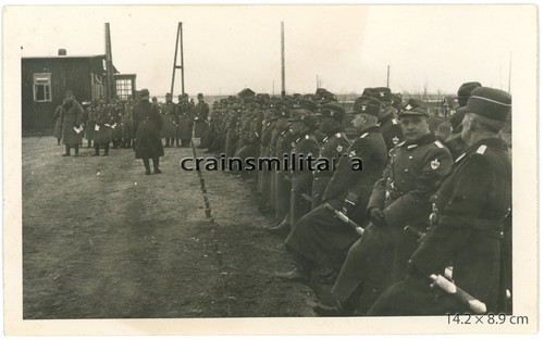 Orig. Foto RAD Oberst Offiziere Arbeitsgebiet XVIII Niedersachsen im Lager 1937