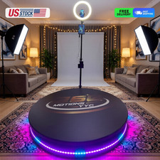 360 Photo Video booth Platform with Rotating Camera Wedding Party Rent