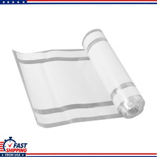 White Exterior Decal 7.09x70.87 Car Hood Roof Trunk Skirt Bumper