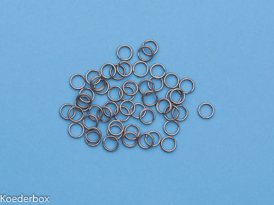 50 Sprengringe-Springringe-Splitrings-Rosco-4,5 mm/ 6,8 kg Edelstahl