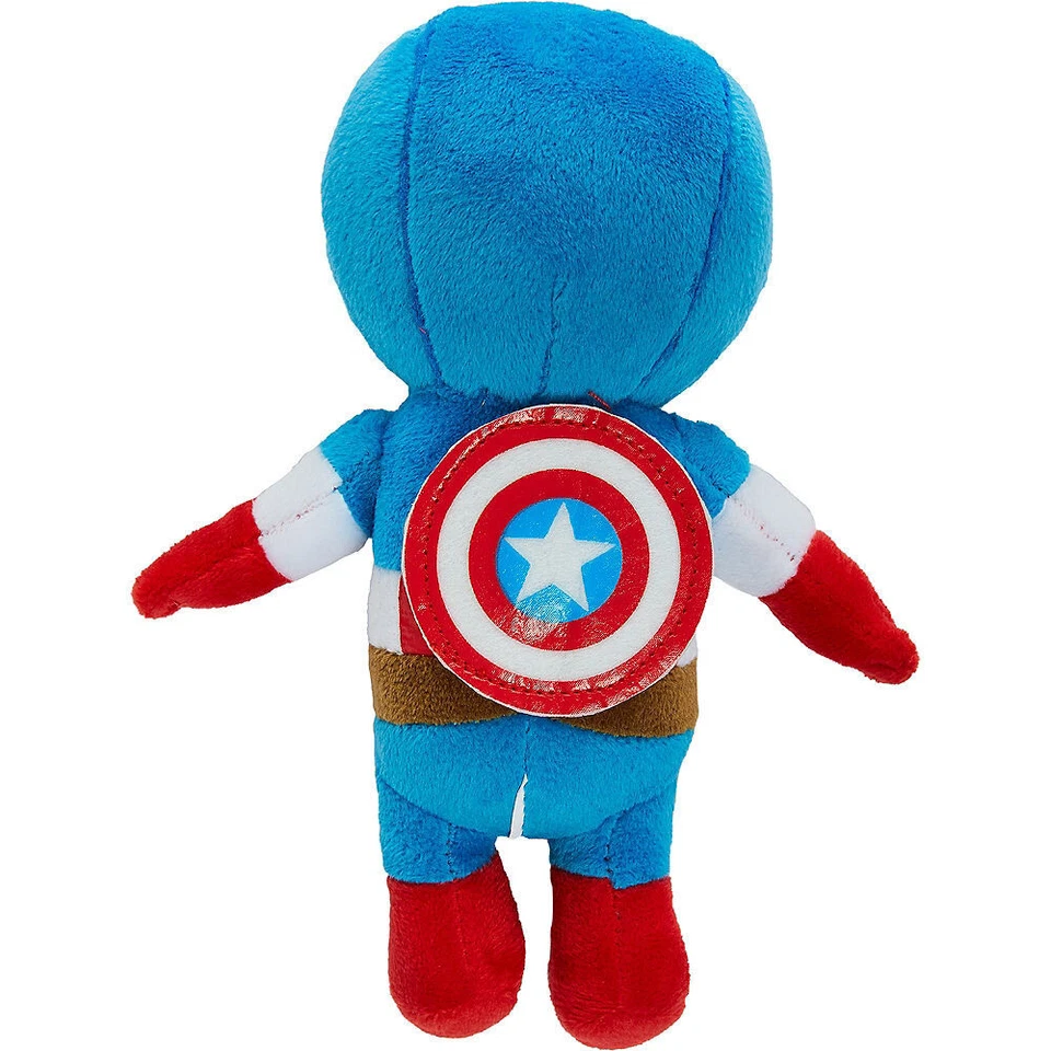 Muñeco de Peluche Marvel Capitán América 8" Pequeño Vengadores Peluche Superhéroe Juguete Nuevo con Etiquetas Foto 2 de 2