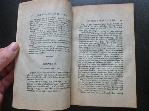 Baron de Saxe – THE DEMI-MONDE OF PARIS (193?) – Vintage Paperback - Picture 9 of 10