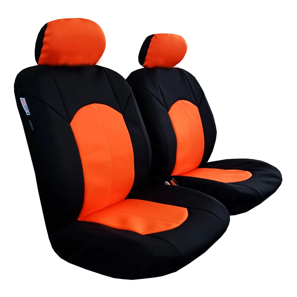 Fundas de asiento de coche para Toyota Tacoma Tundra TRD impermeable traje húmedo delantero de neopreno Foto 3 de 4