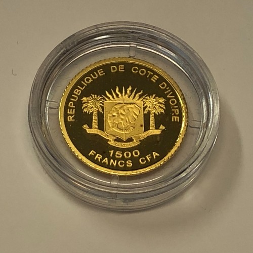 7 Maravillas del Mundo Costa de Marfil 1500 Francos 2006 2007, 1g Oro 917, SELECCIÓN (S1-9 - Imagen 19 de 29