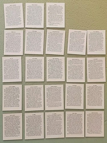 Partial Set - 1992 Rigomor Press Worlds Most Hated People - *TEXCARDS* - Picture 4 of 4
