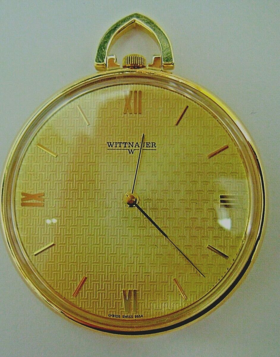 WITTNAUER GENUINE 14KT GOLD POCKET WATCH!! PERFECT WORKING WITTNAUER GENUINE 14KT GOLD POCKET WATCH!! PERFECT WORKING