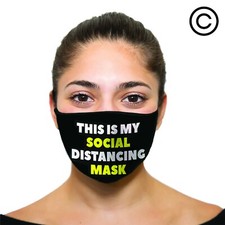 DISTANCING cover your face - face mask