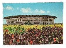 Postcard Djakarta Main Stadium Indonesia Calla Lillys  A4