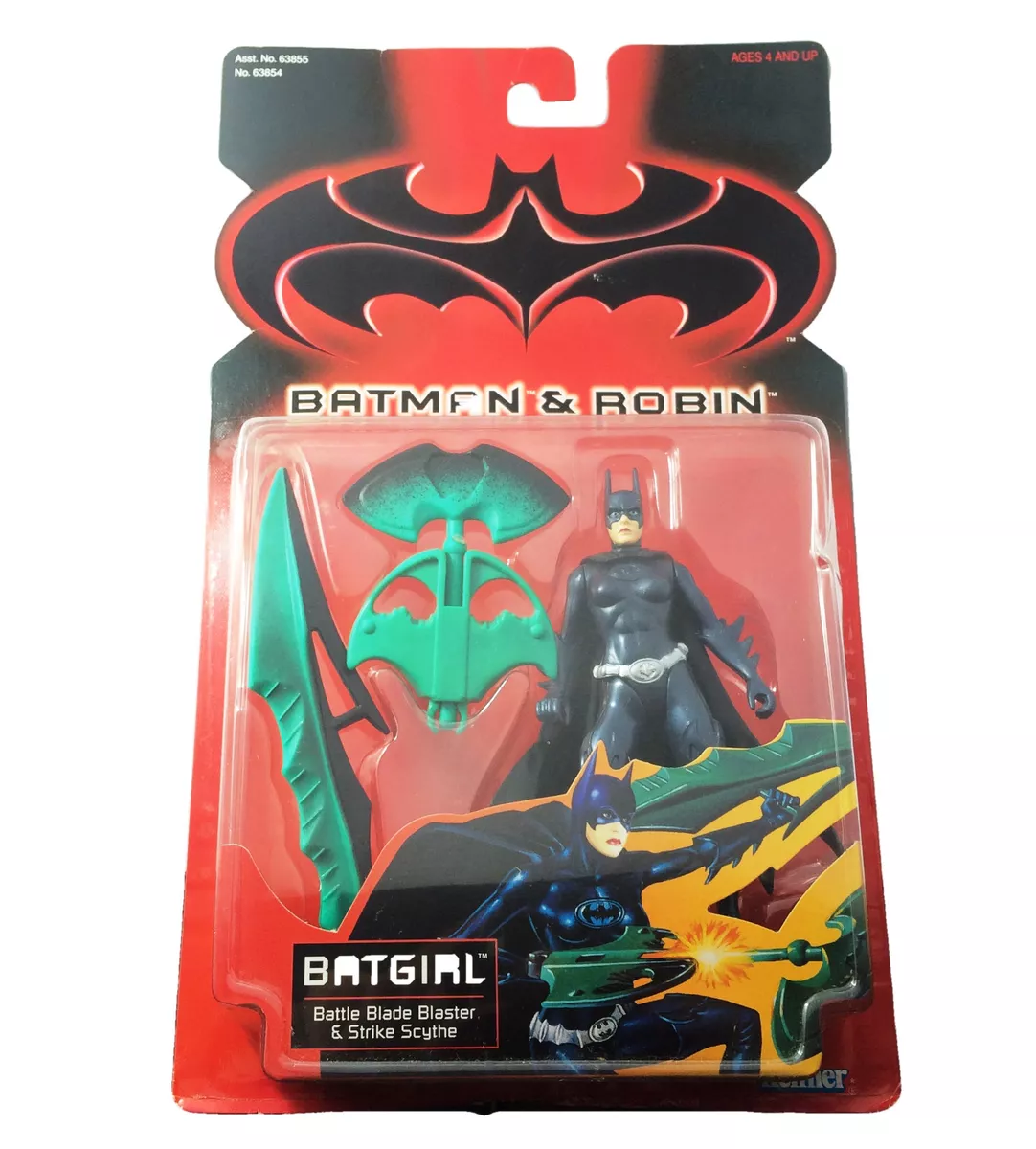 Batman & Robin BATGIRL w/ Battle Blade Blaster Kenner MOC 1997 Toys Figures  5