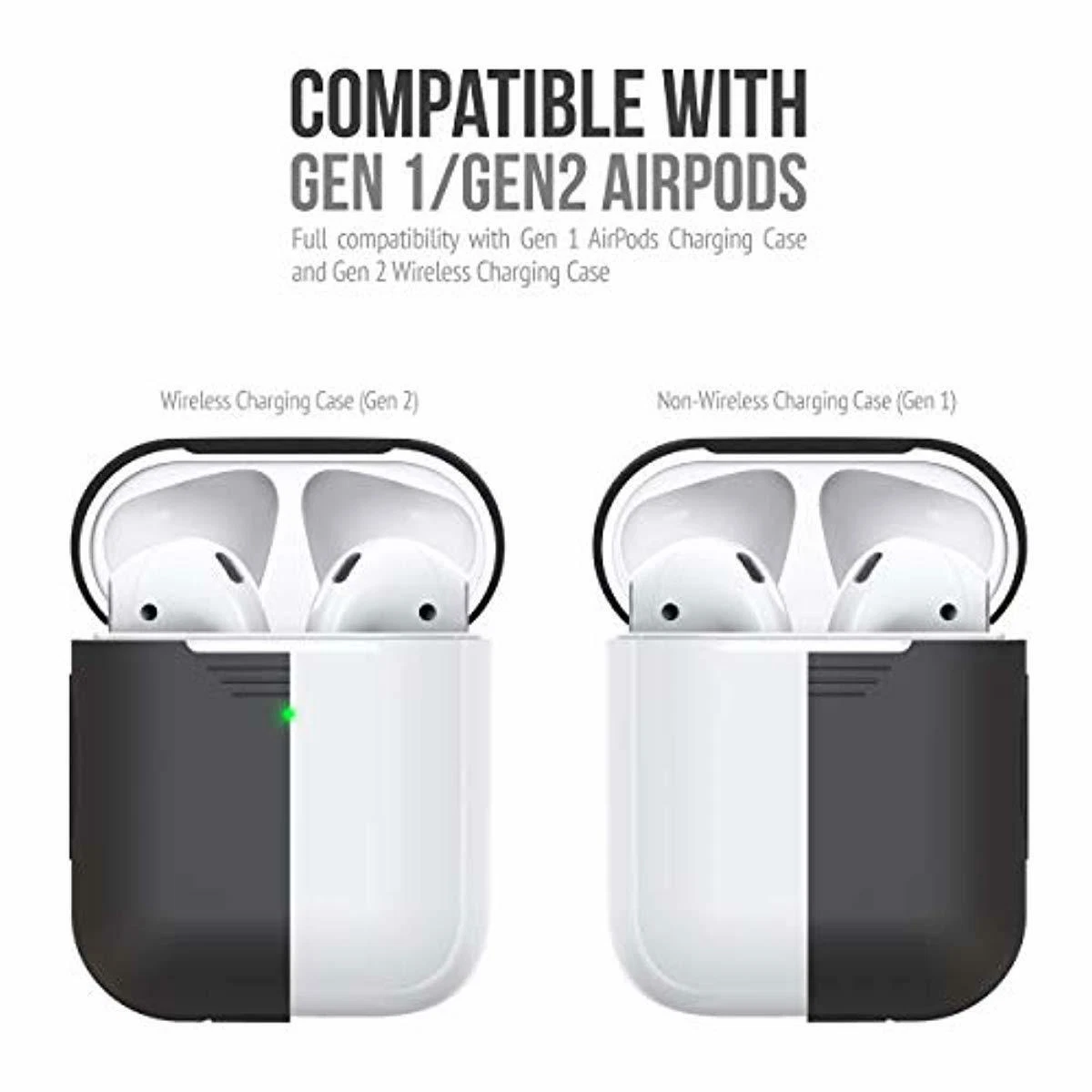 Case Estuche Funda Protector para Apple AirPods - Kit 5 En 1