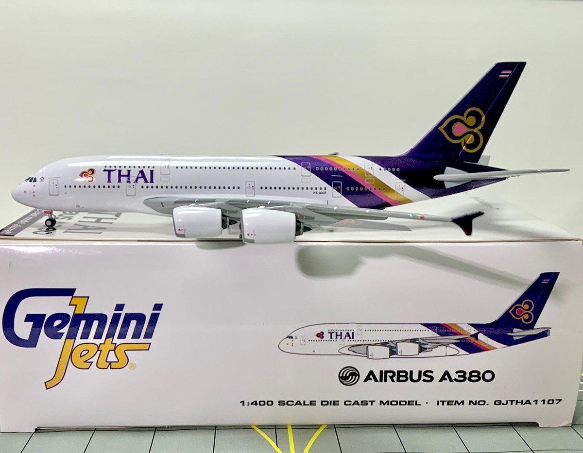 タイ国際航空 A380 HS-TUD 1/400 Gemini Jets Scale 1:400 Thai Airways Airbus A380 HS-MAR