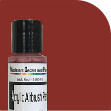 Brick Red 1oz Acrylic Air Brush Paint